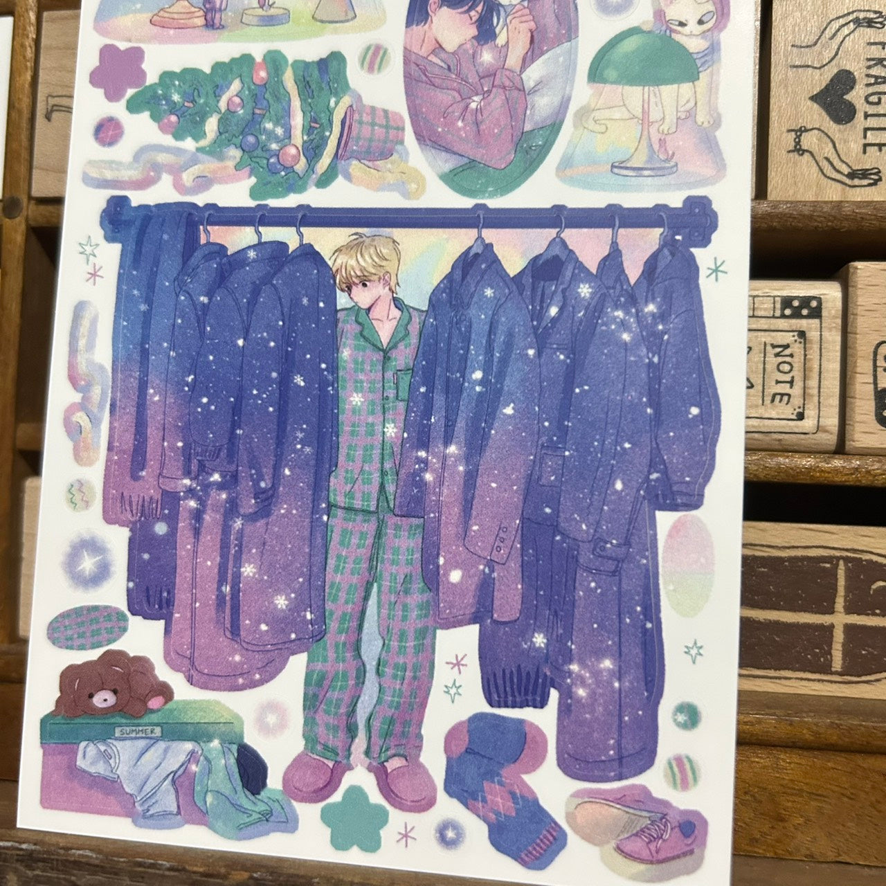 Sik Sik Bedtime Sticker Sheet