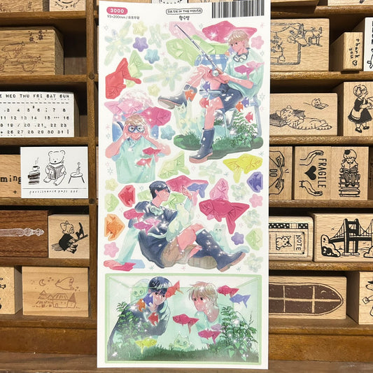 Sik Sik Fish Sticker Sheet