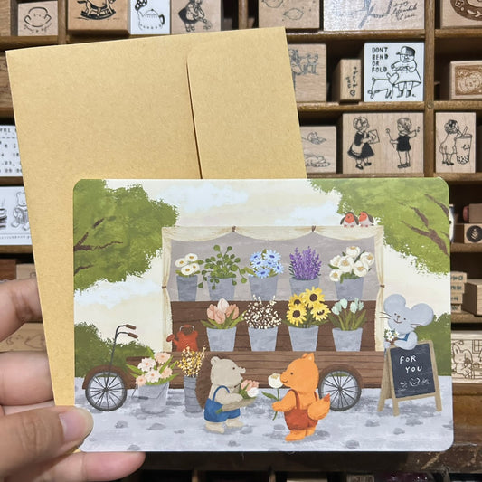 Mandie and Friends For You Card