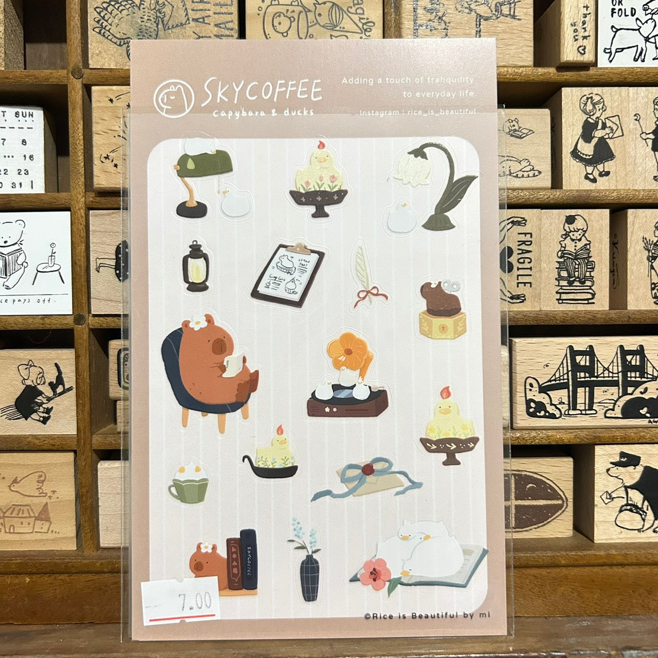 Sky Coffee Sticker Sheet B