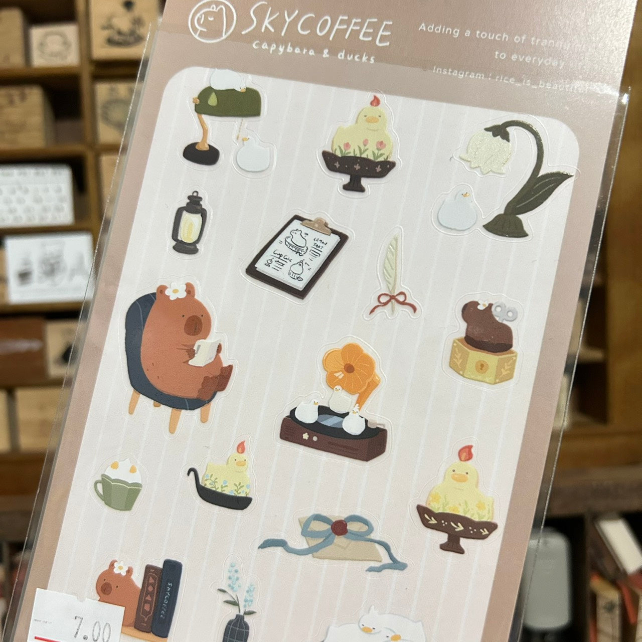 Sky Coffee Sticker Sheet B