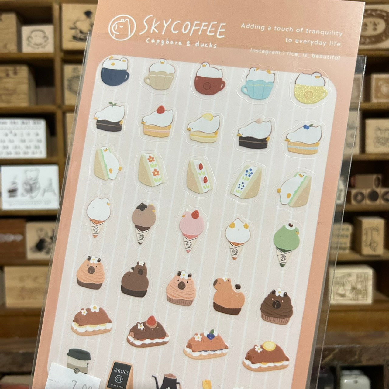 Sky Coffee Sticker Sheet C