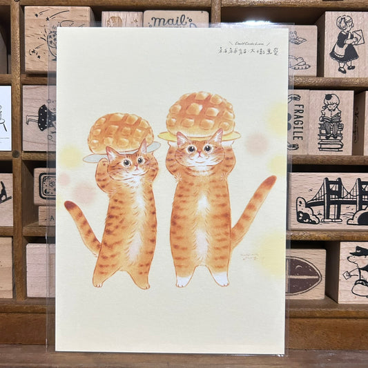 Davidcookslove Pineapple Bread Postcard