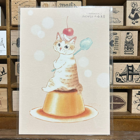 Davidcookslove Pudding Postcard