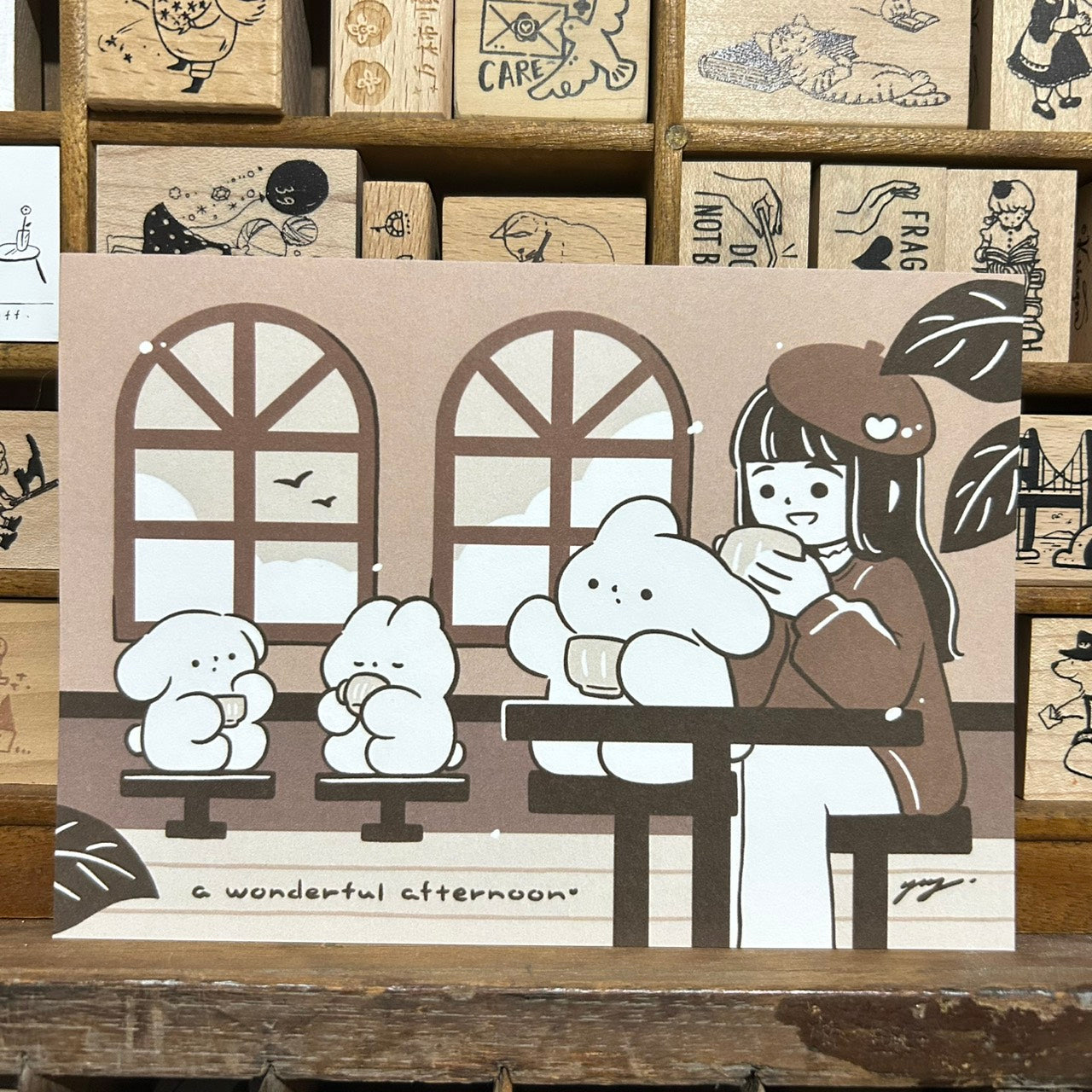 YuYing Afternoon Tea Postcard