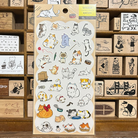 BERG Cats Cats Cats Sticker Sheet