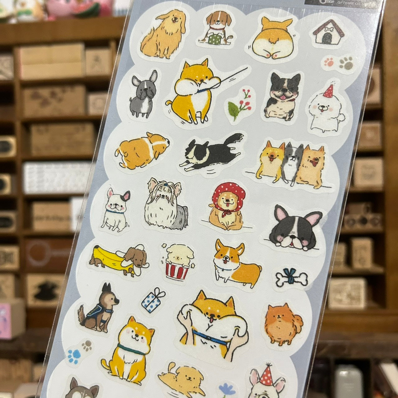 BERG Dogs Dogs Dogs Sticker Sheet