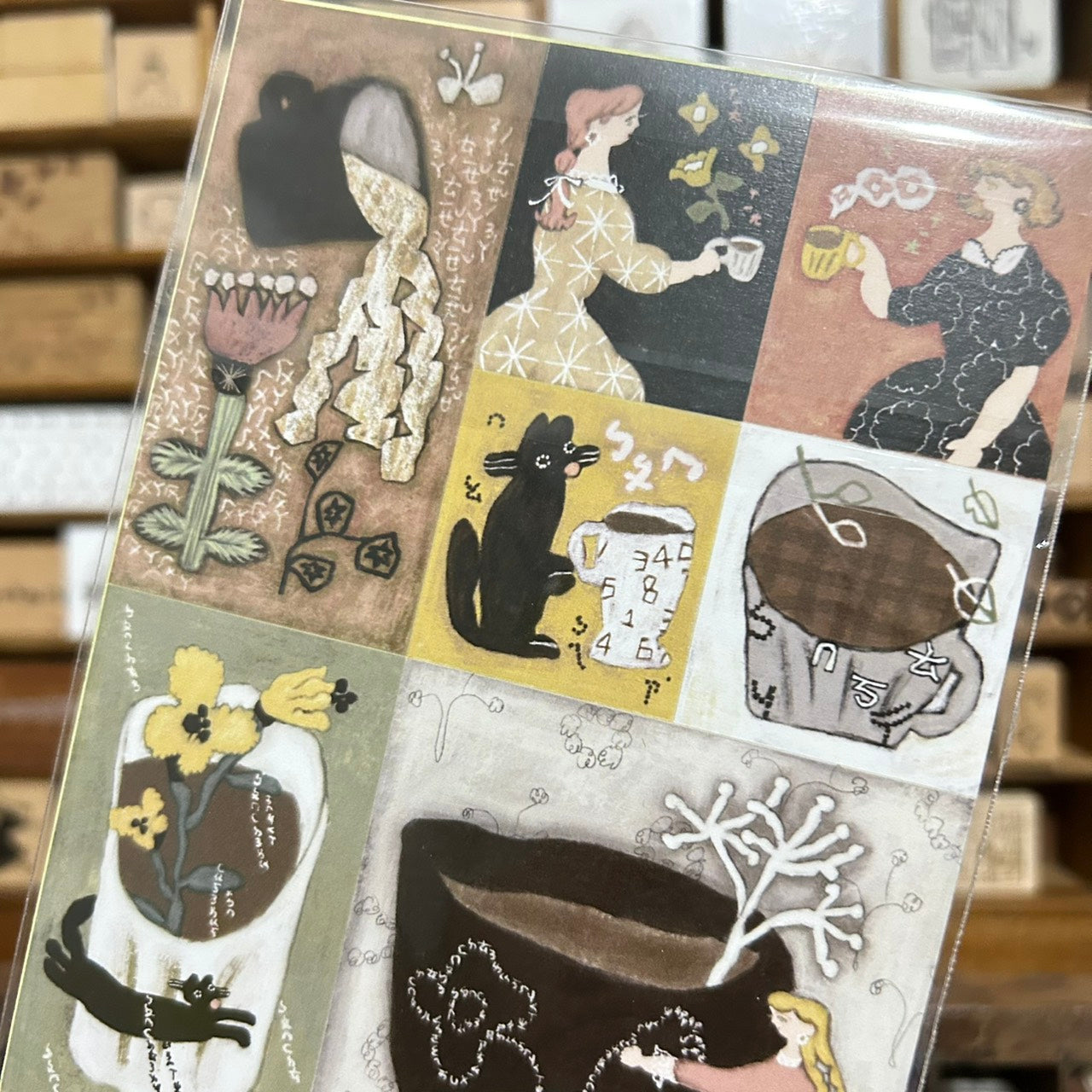 misshoegg Cups and Mug Sticker Sheet