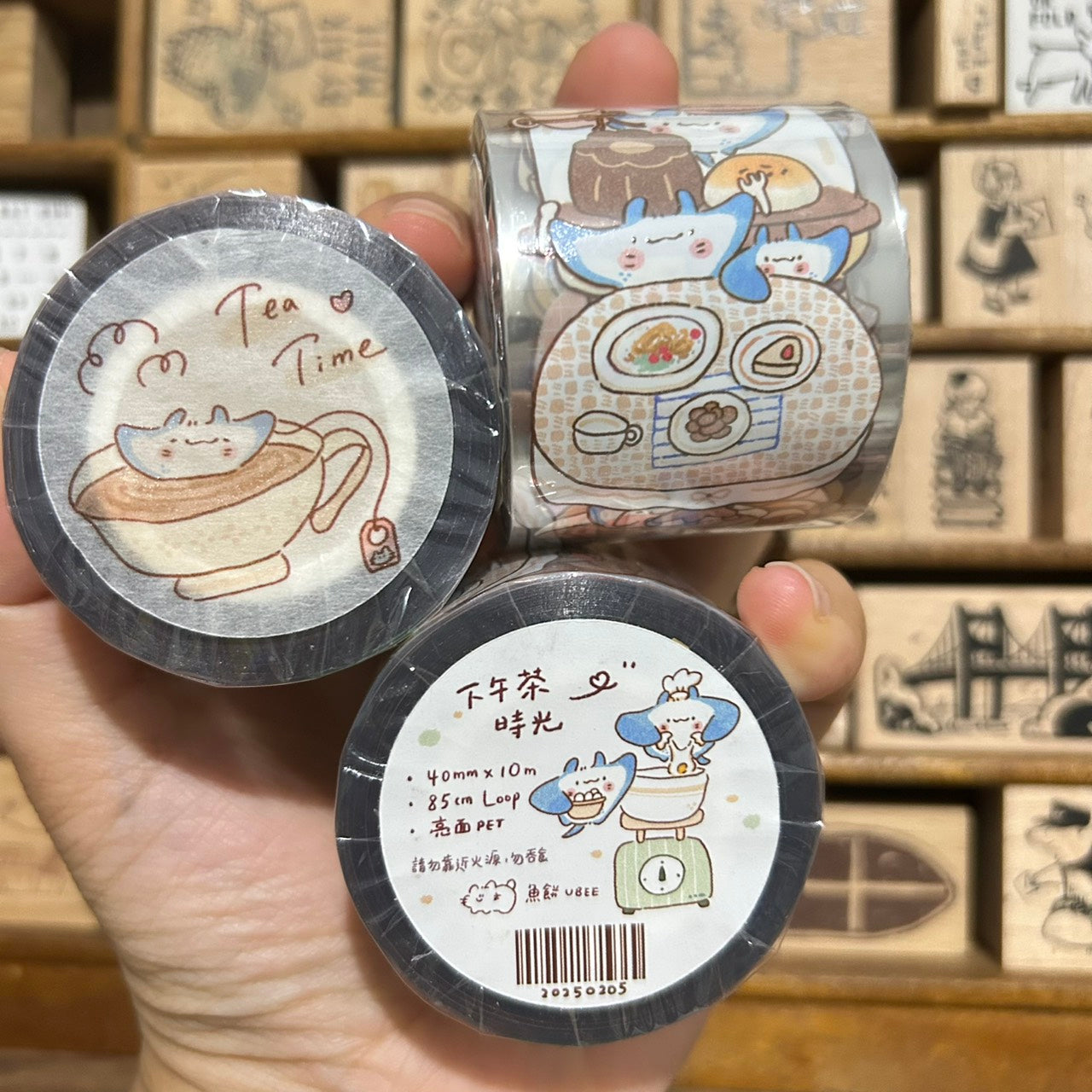 UBEE Tea Time PET Tape and Samples