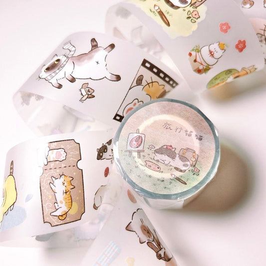 UBEE Travel Cats PET Tape and Samples