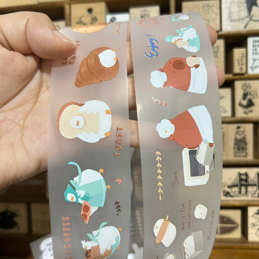 Sky Coffee Softy Bakery PET Tape and Sample