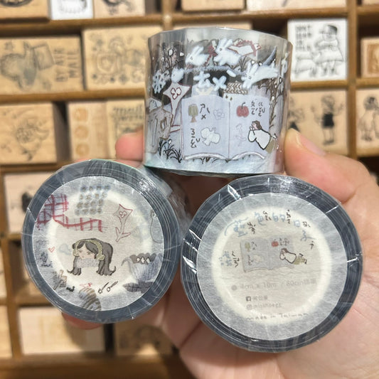 misshoegg Light Blue PET Tape and Sample