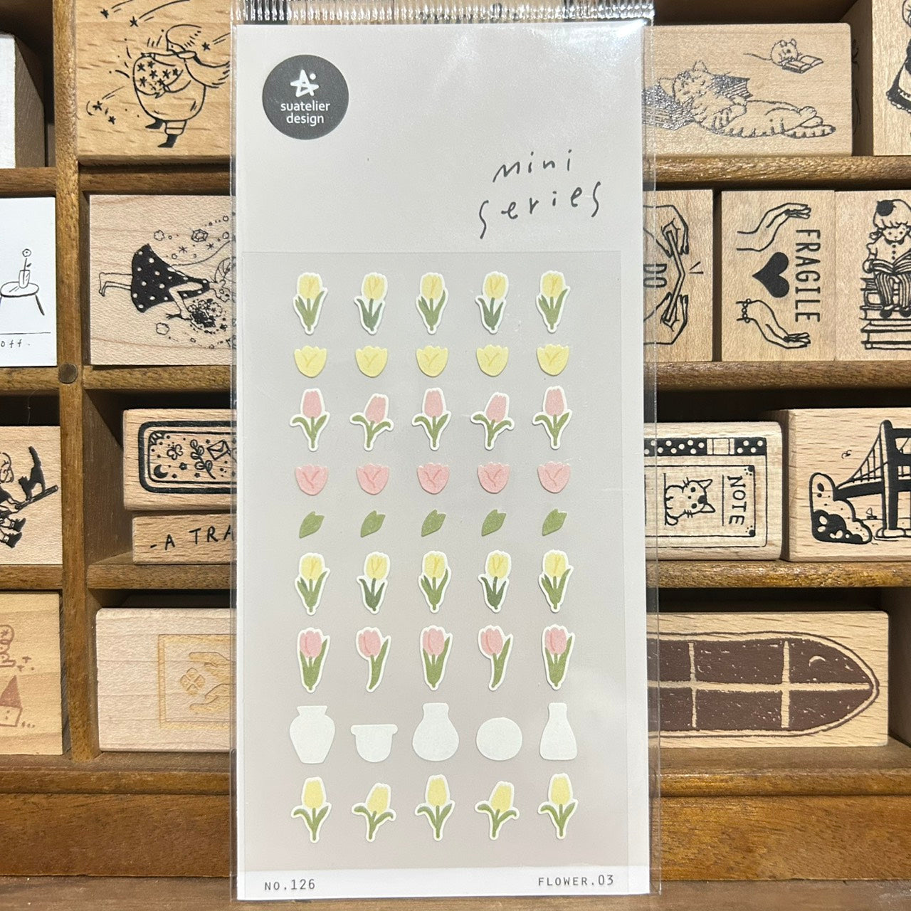 Suatelier mini series Tulip Sticker Sheet
