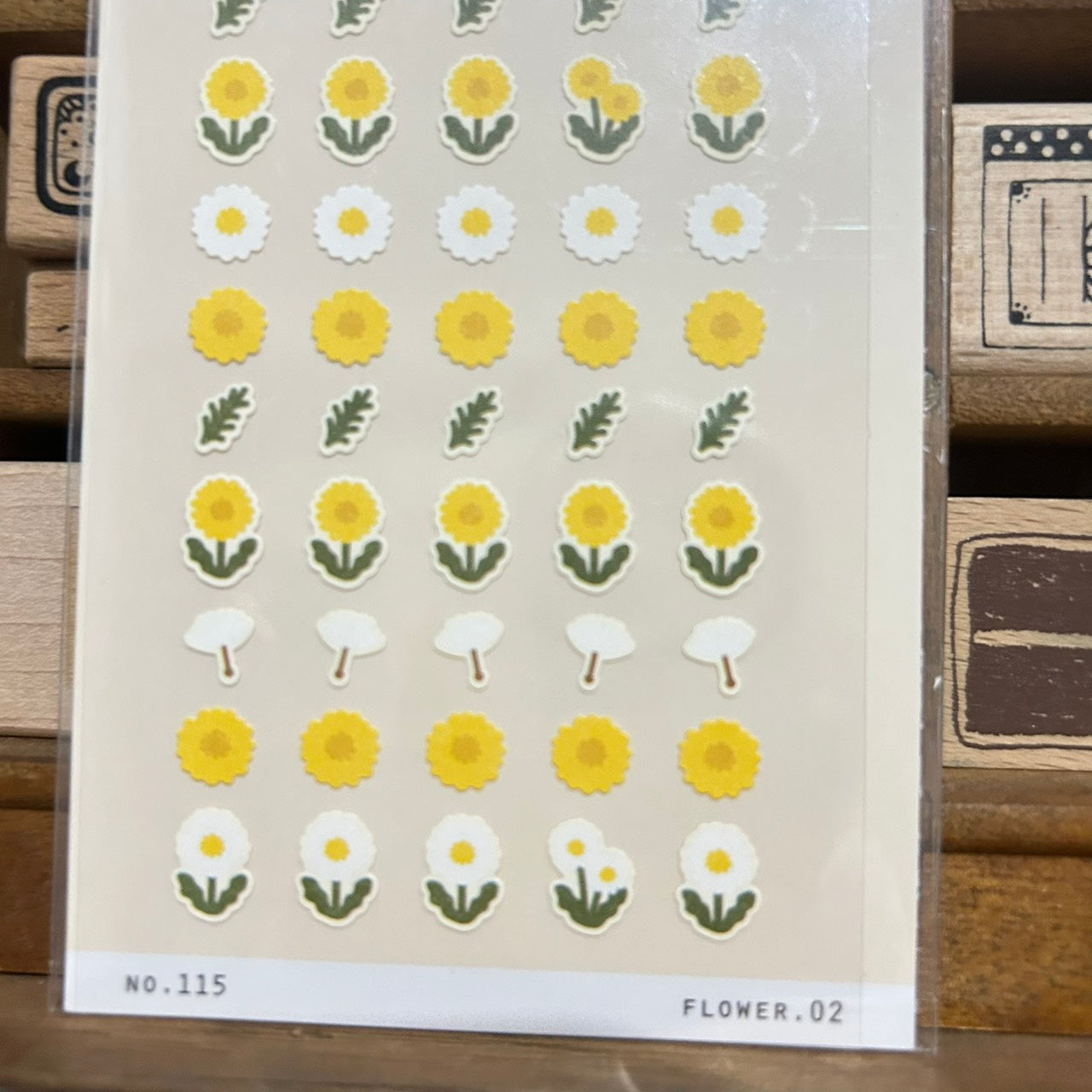 Suatelier mini series Daisies Sticker Sheet