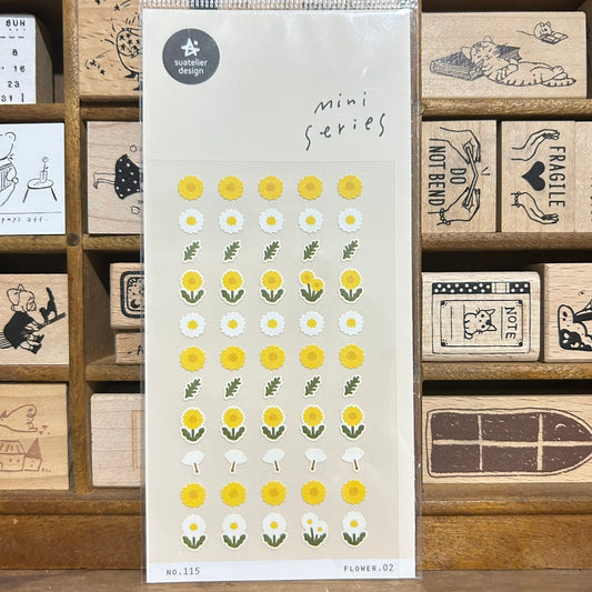 Suatelier mini series Daisies Sticker Sheet