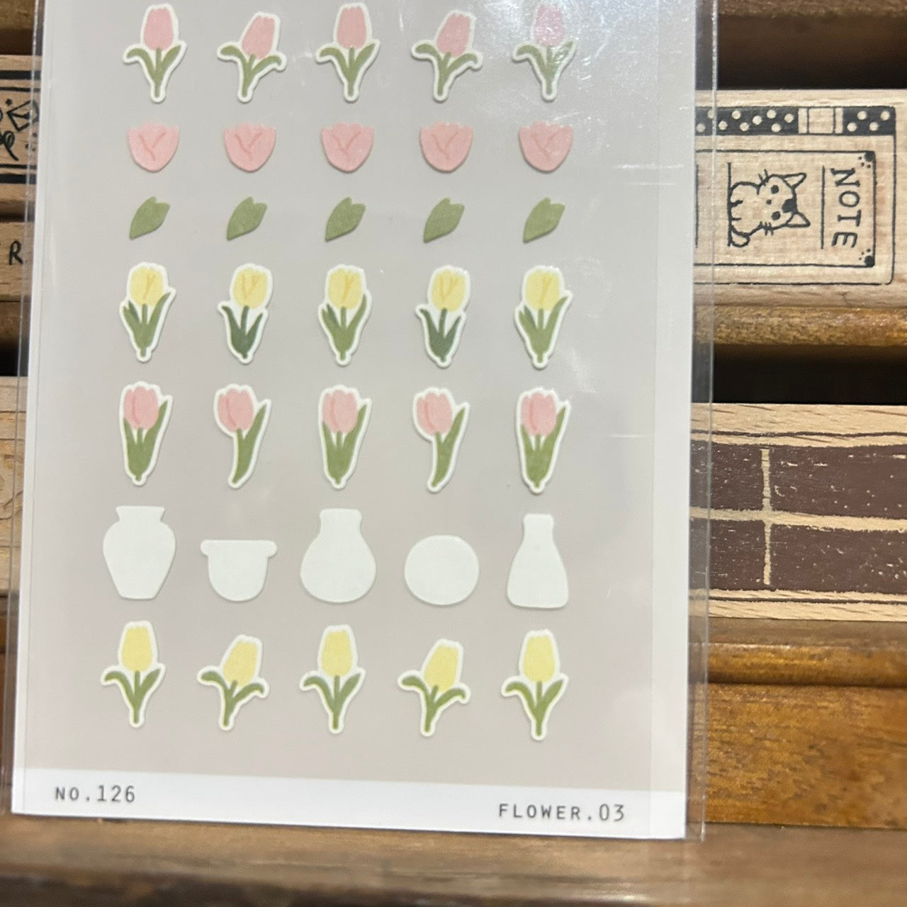 Suatelier mini series Tulip Sticker Sheet