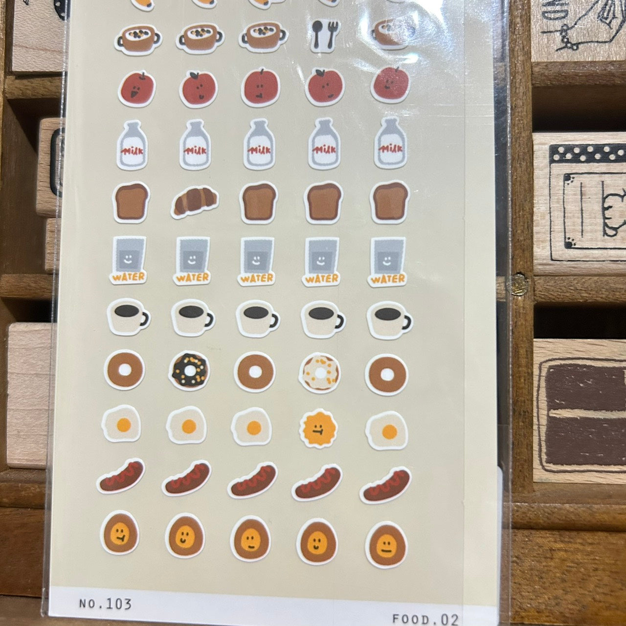 Suatelier mini series Breakfast Sticker Sheet