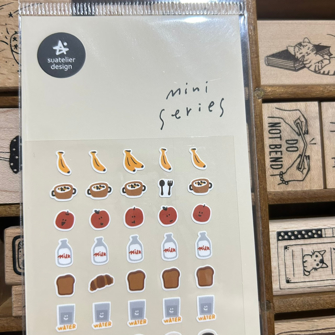 Suatelier mini series Breakfast Sticker Sheet