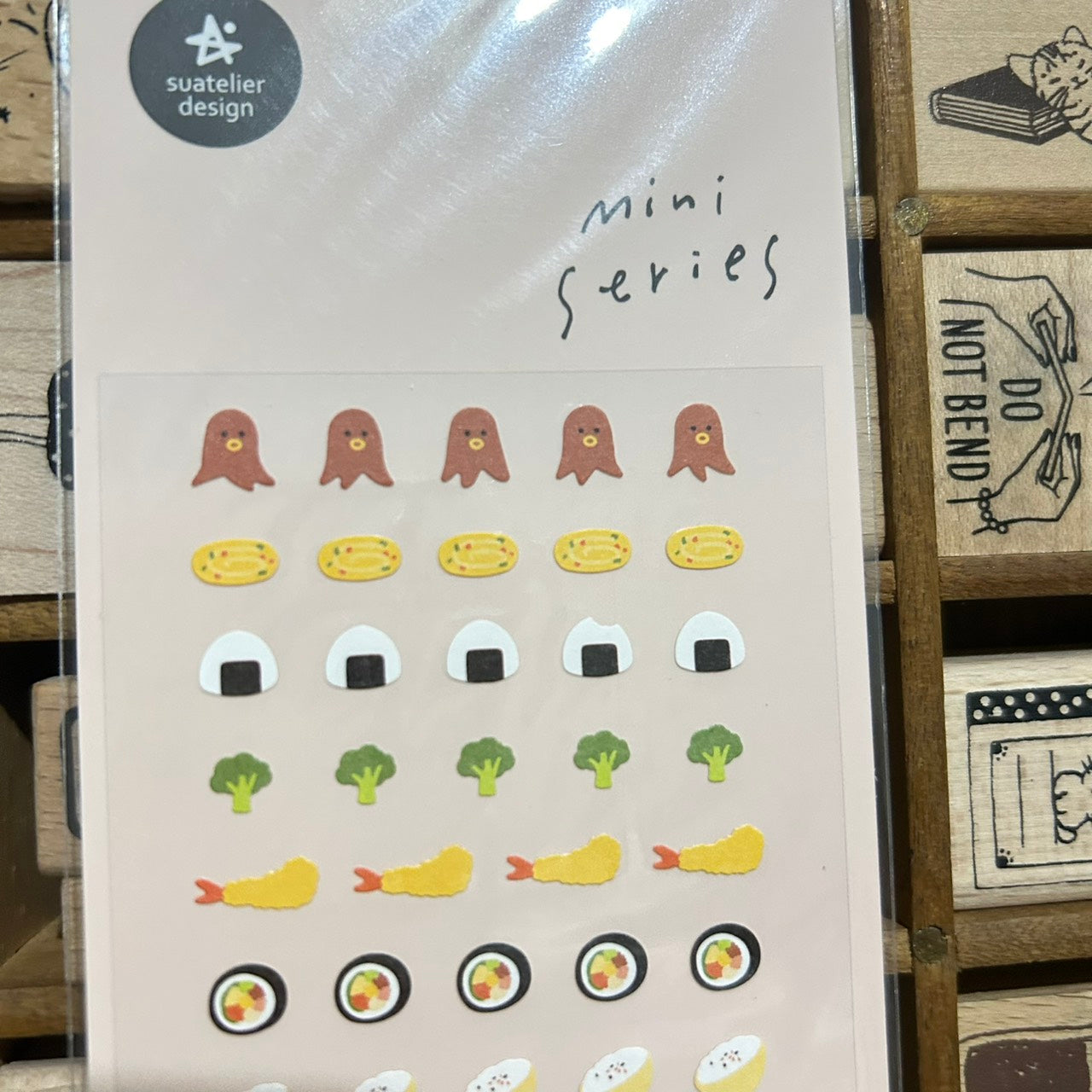 Suatelier mini series Bento Sticker Sheet