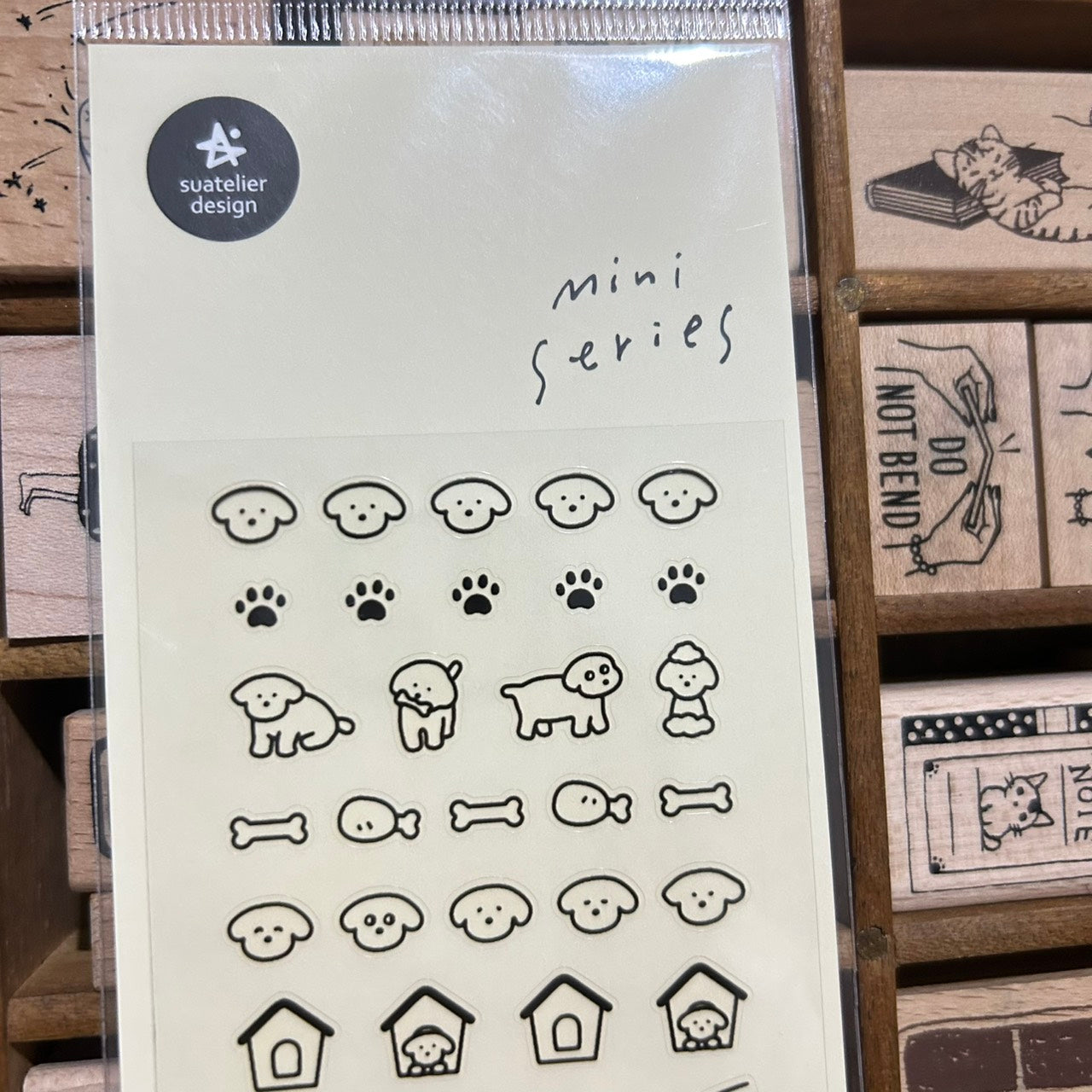 Suatelier mini series Dog Sticker Sheet
