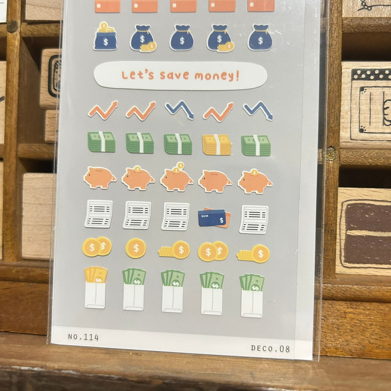 Suatelier mini series Banking Sticker Sheet