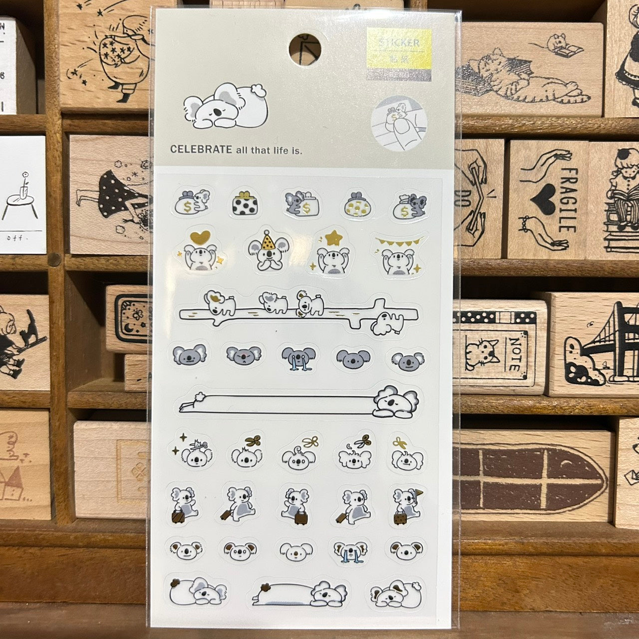 BERG mini Koala Sticker Sheet
