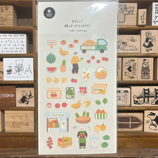 Suatelier Fruit Shop Sticker Sheet