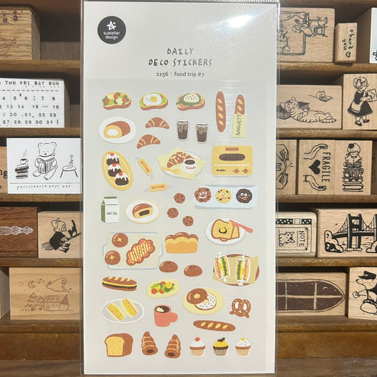 Suatelier Food Trip #7 Sticker Sheet