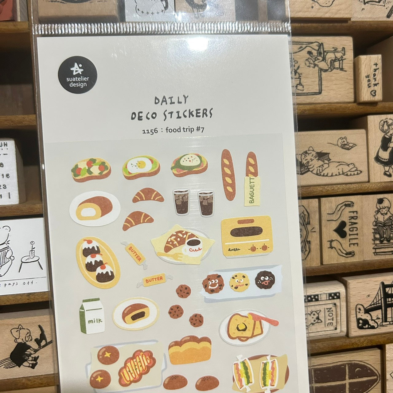 Suatelier Food Trip #7 Sticker Sheet