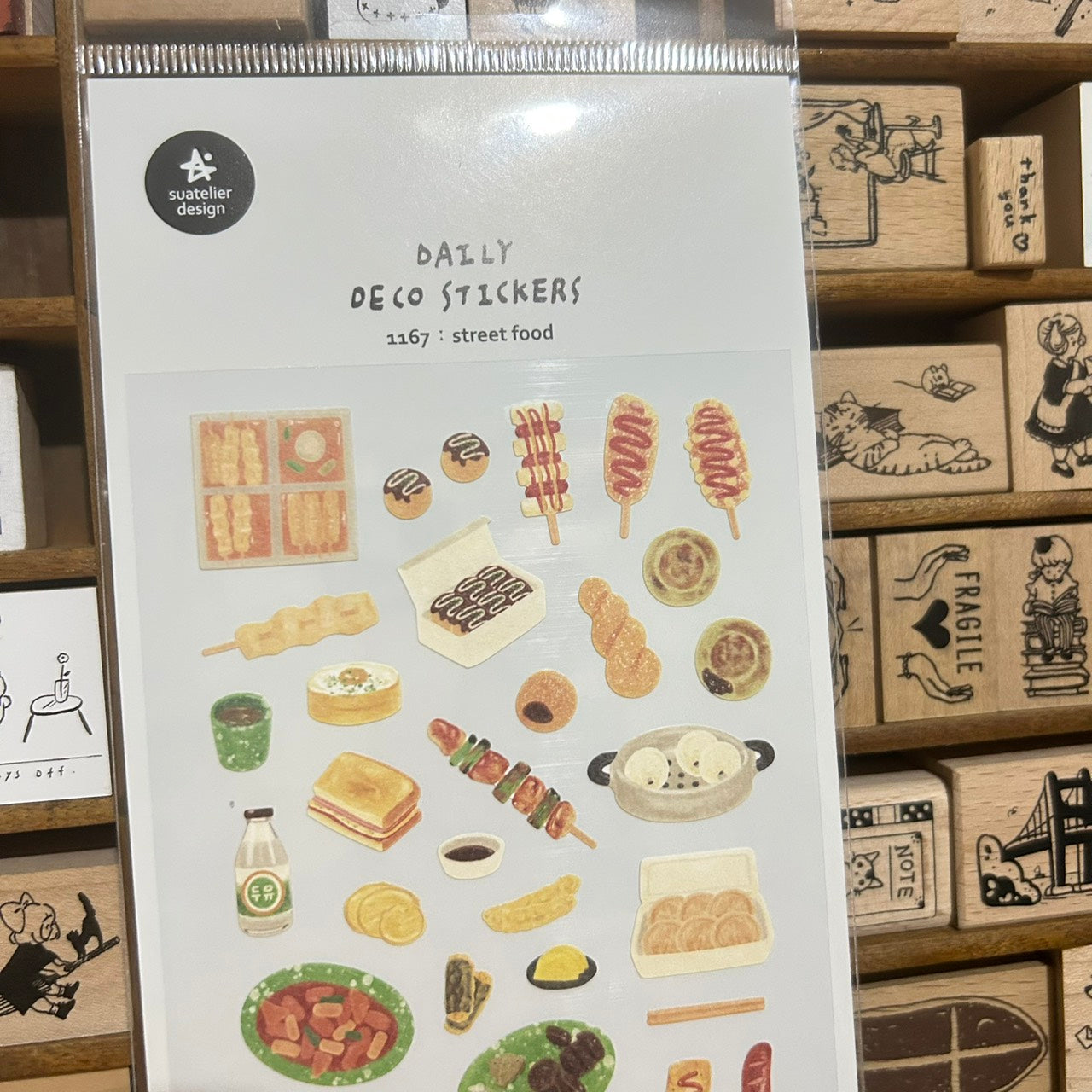 Suatelier Street Food Sticker Sheet