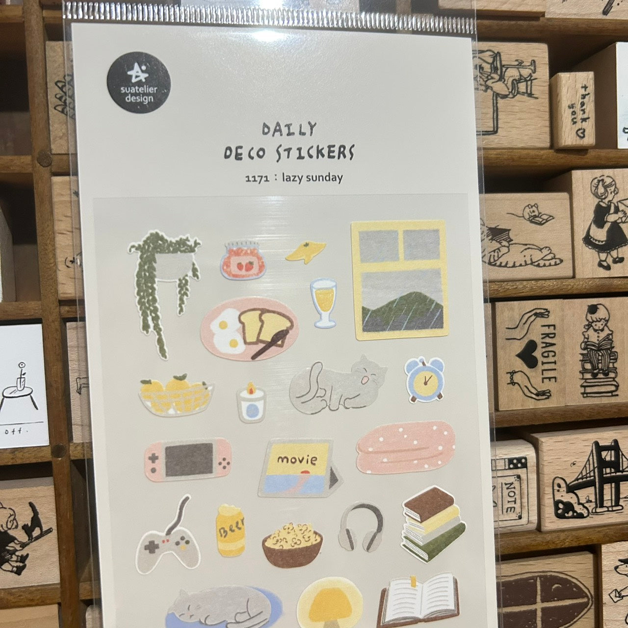 Suatelier Lazy Sunday Sticker Sheet