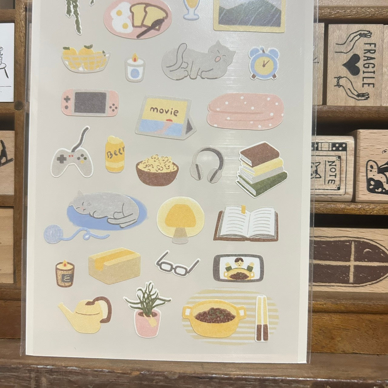 Suatelier Lazy Sunday Sticker Sheet