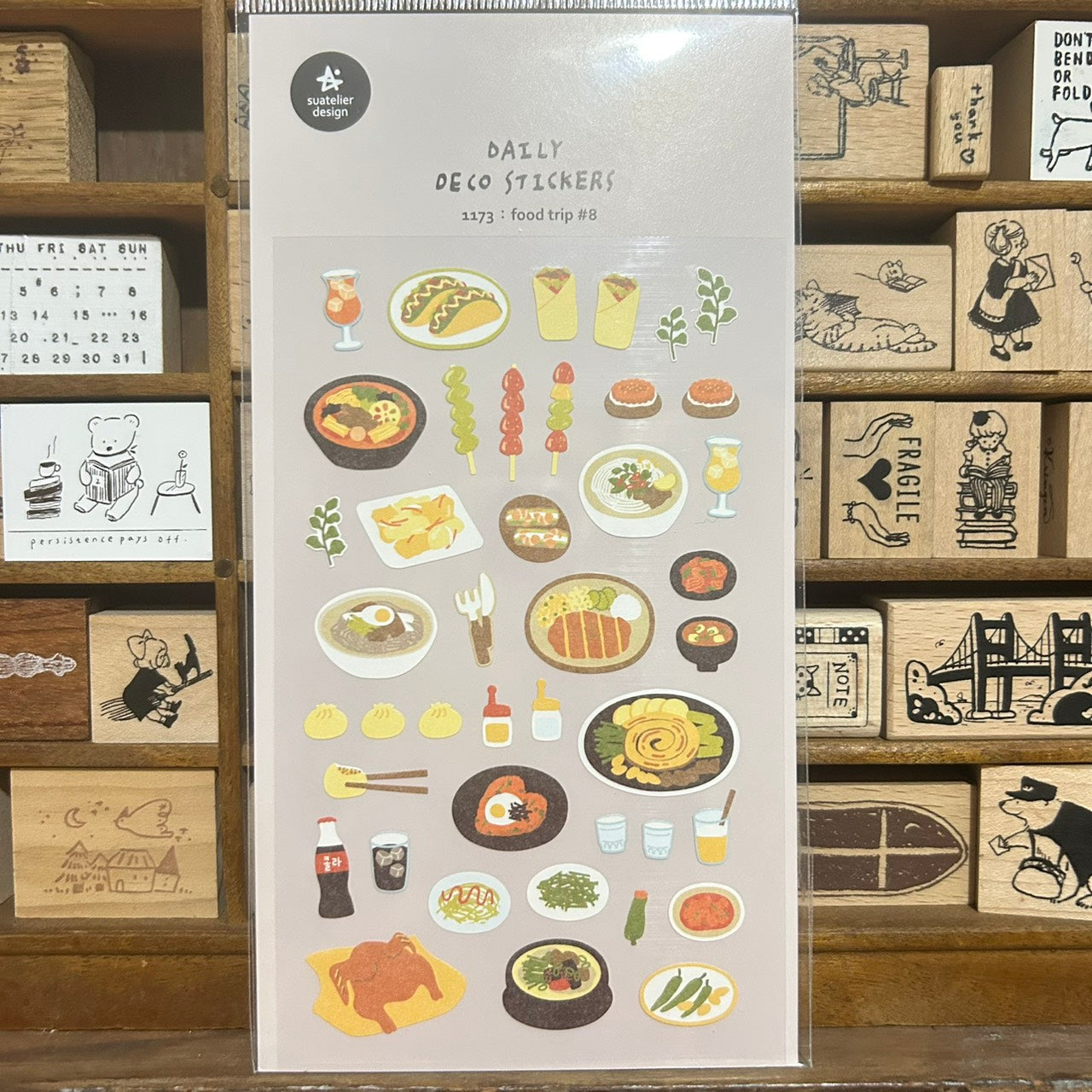 Suatelier Food Trip #8 Sticker Sheet