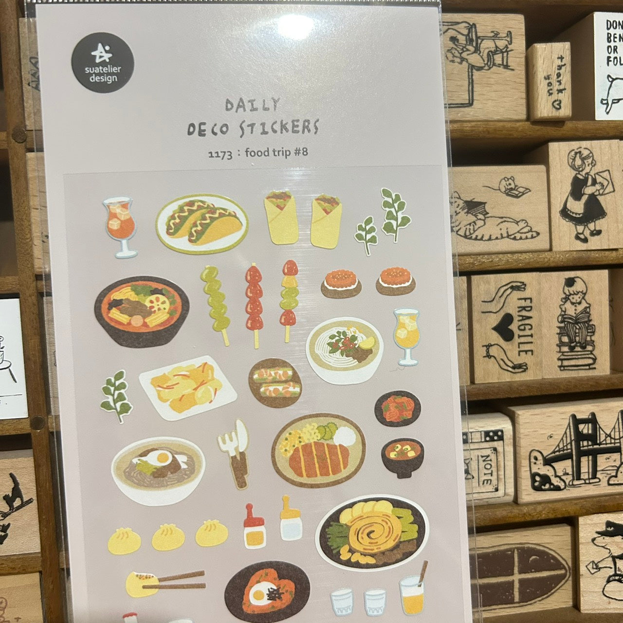 Suatelier Food Trip #8 Sticker Sheet