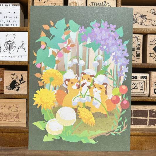 Kitsunebiyori Flower #10 Postcard