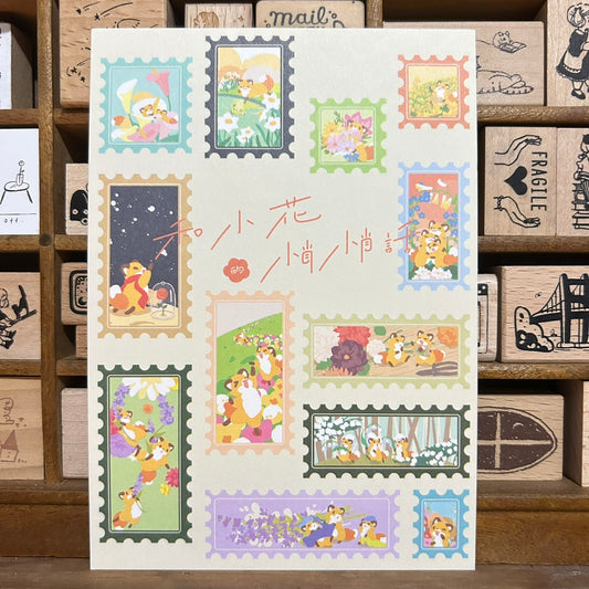 Kitsunebiyori Flower #11 Postcard