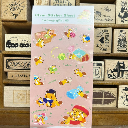 Kitsunebiyori Exchange Sticker Sheet