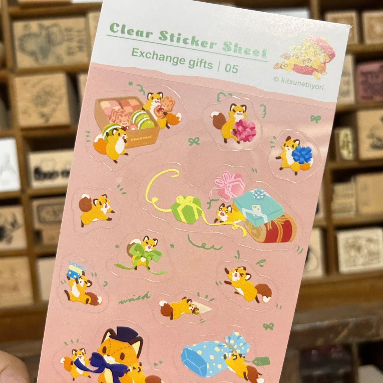 Kitsunebiyori Exchange Sticker Sheet