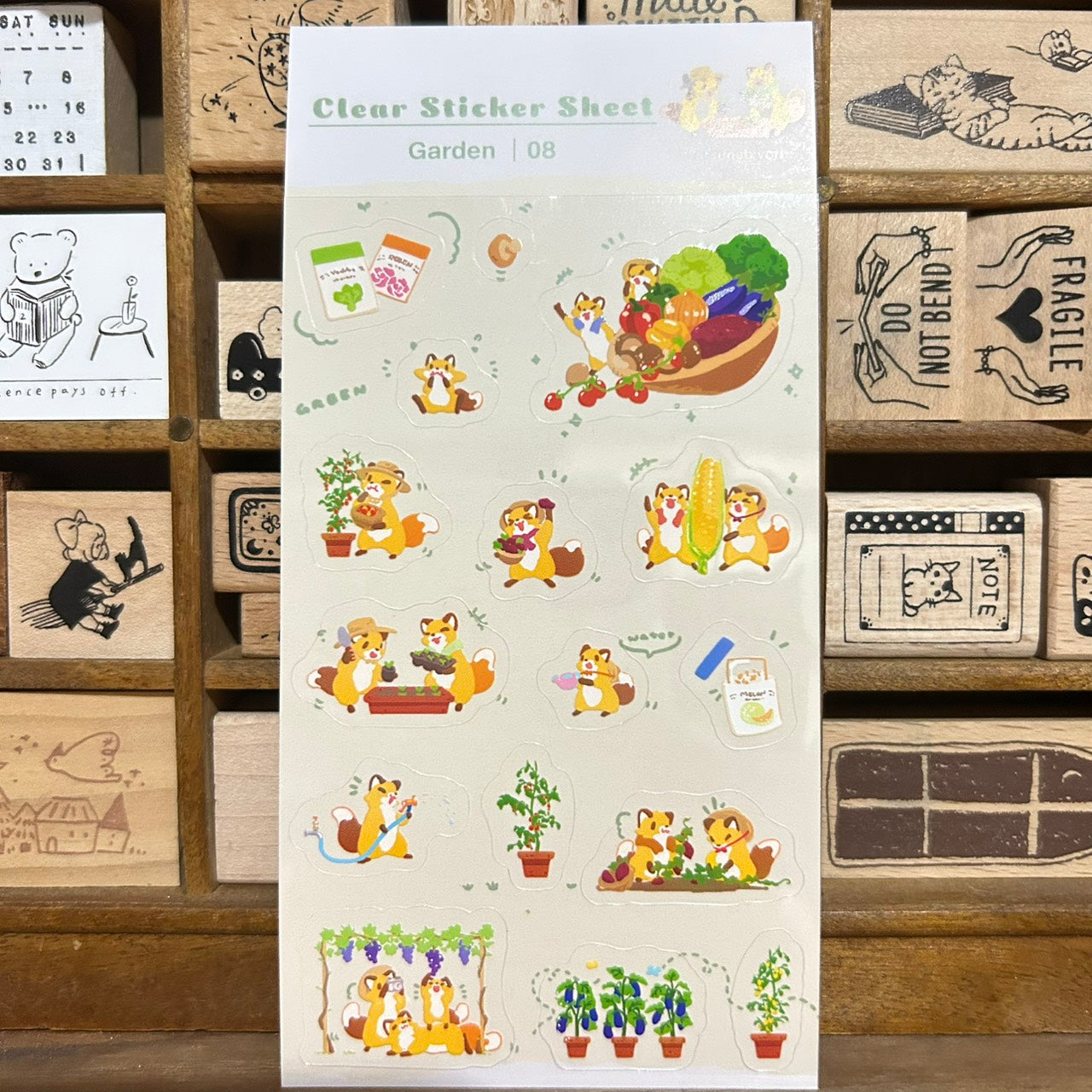 Kitsunebiyori Garden Sticker Sheet