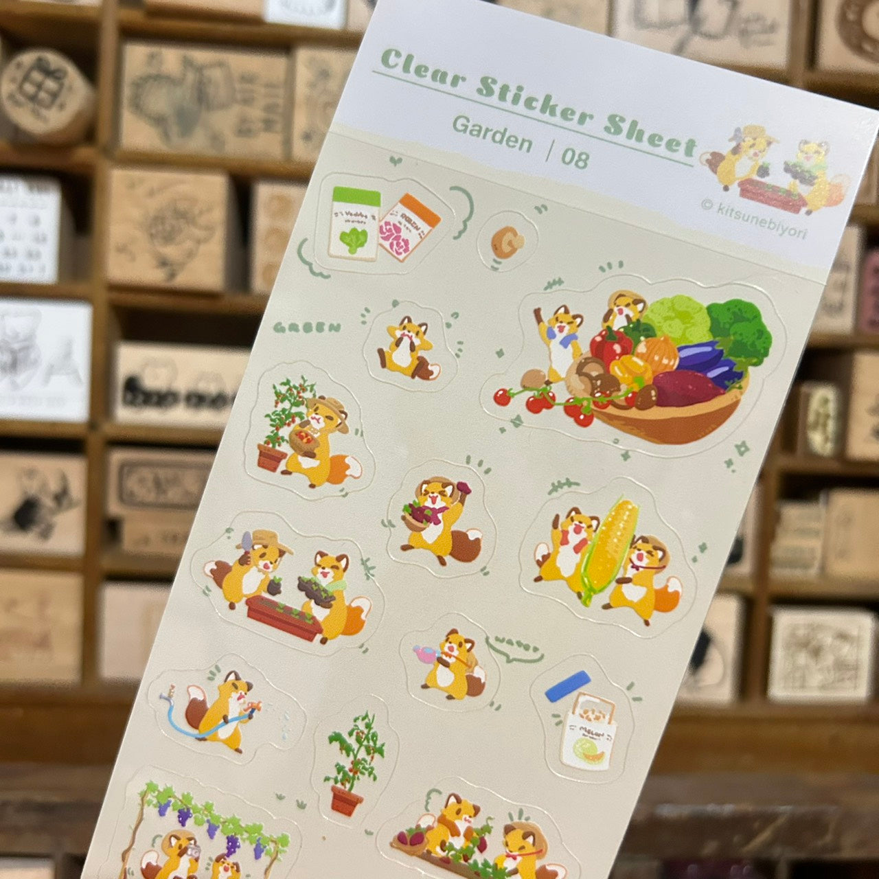Kitsunebiyori Garden Sticker Sheet