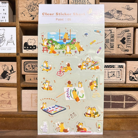 Kitsunebiyori Paint Sticker Sheet