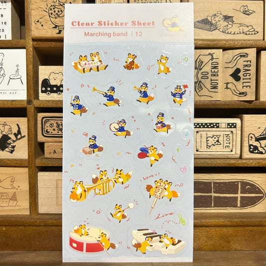 Kitsunebiyori Marching Band Sticker Sheet