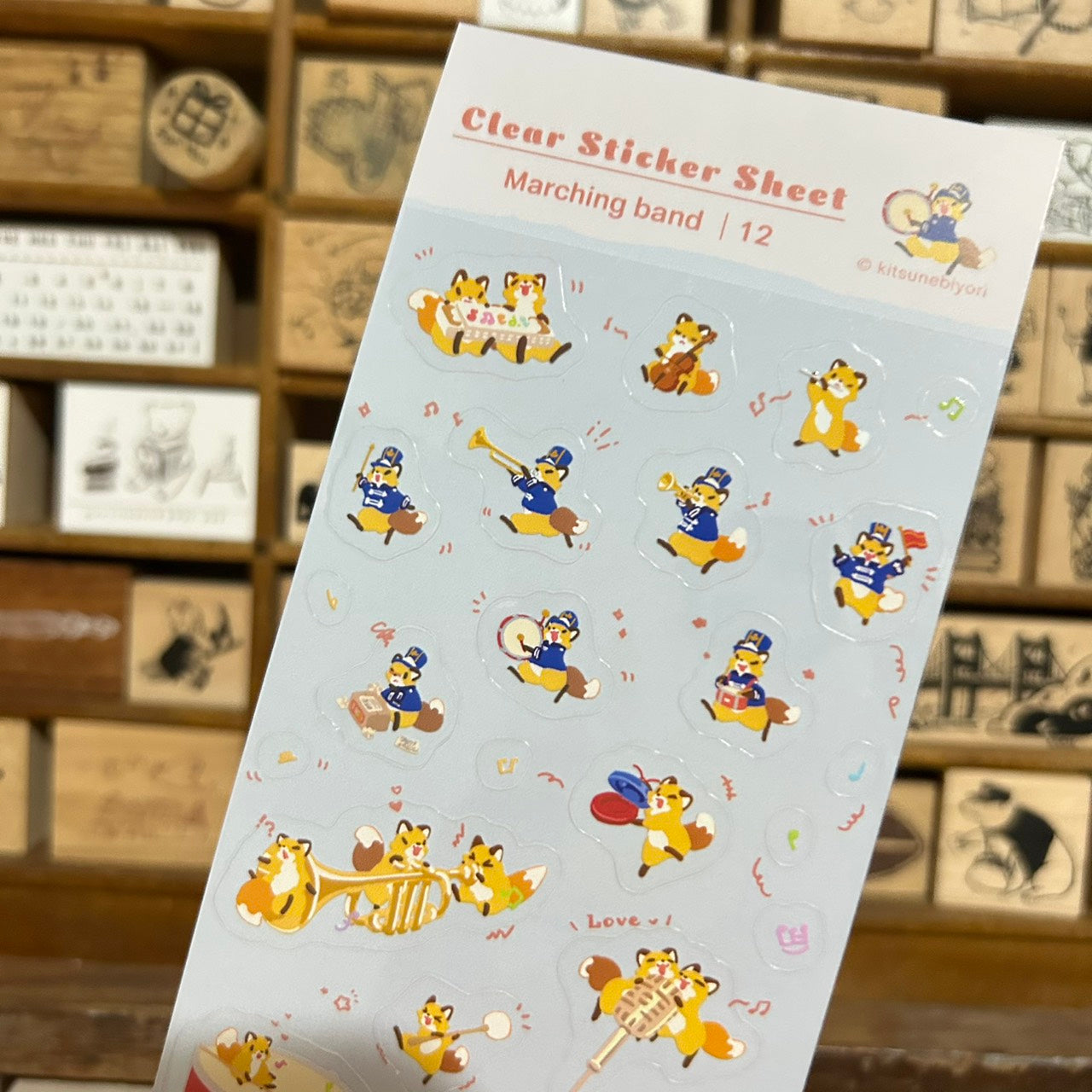 Kitsunebiyori Marching Band Sticker Sheet