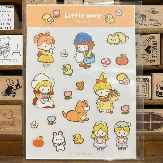 Mou Mou Do Little Story Transparent Sticker Sheet