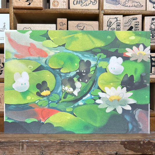 Bubukai River Lily Pad Postcard