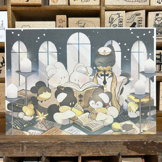 Bubukai Winter Chrous Postcard