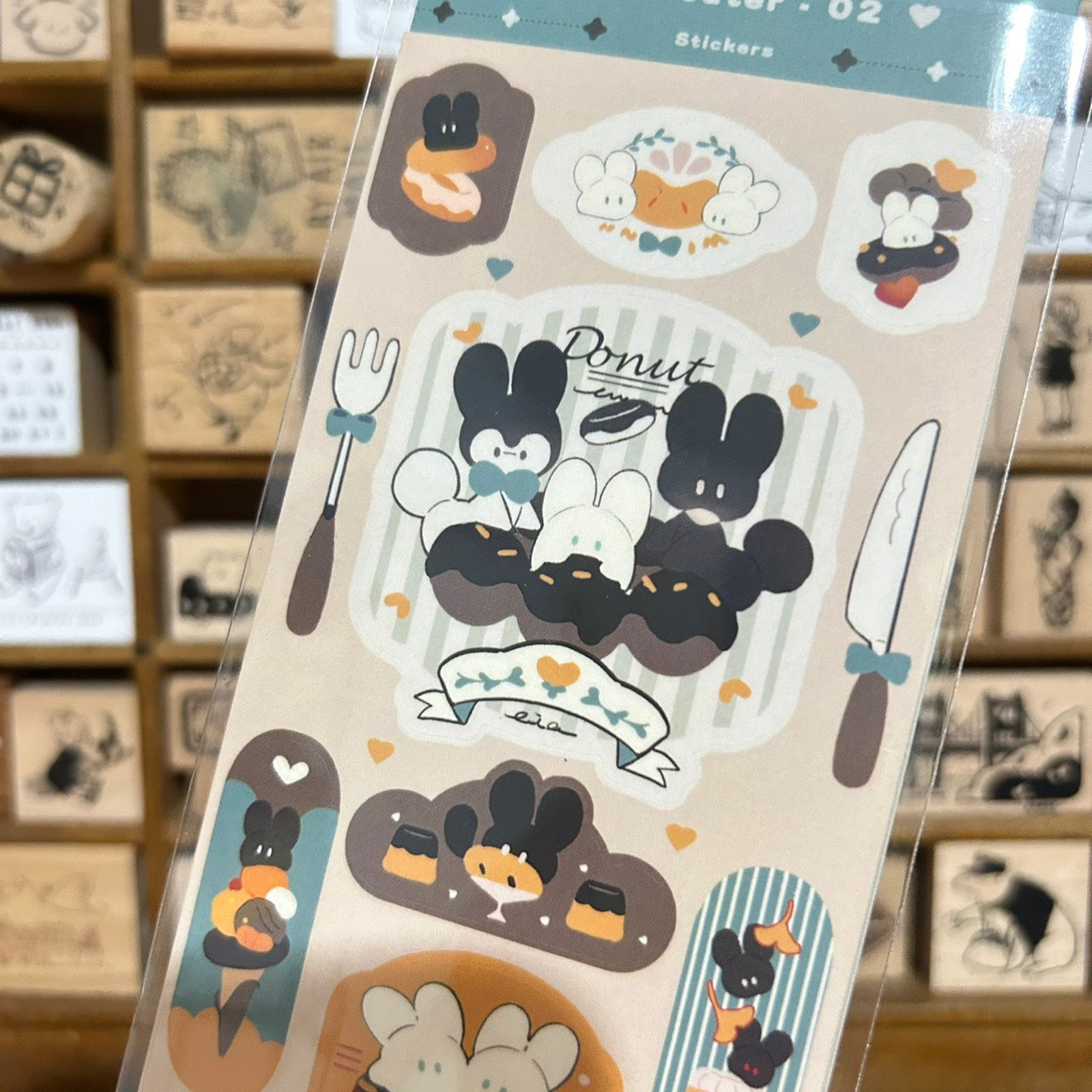 Bubukai Donut Sticker Sheet