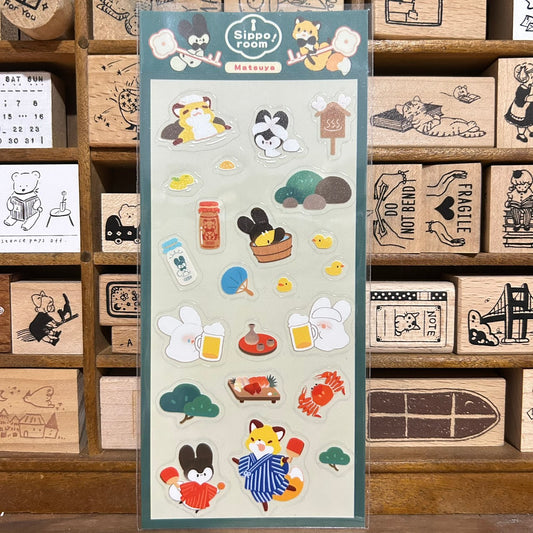 Bubukai Matsuya Transparent Sticker Sheet