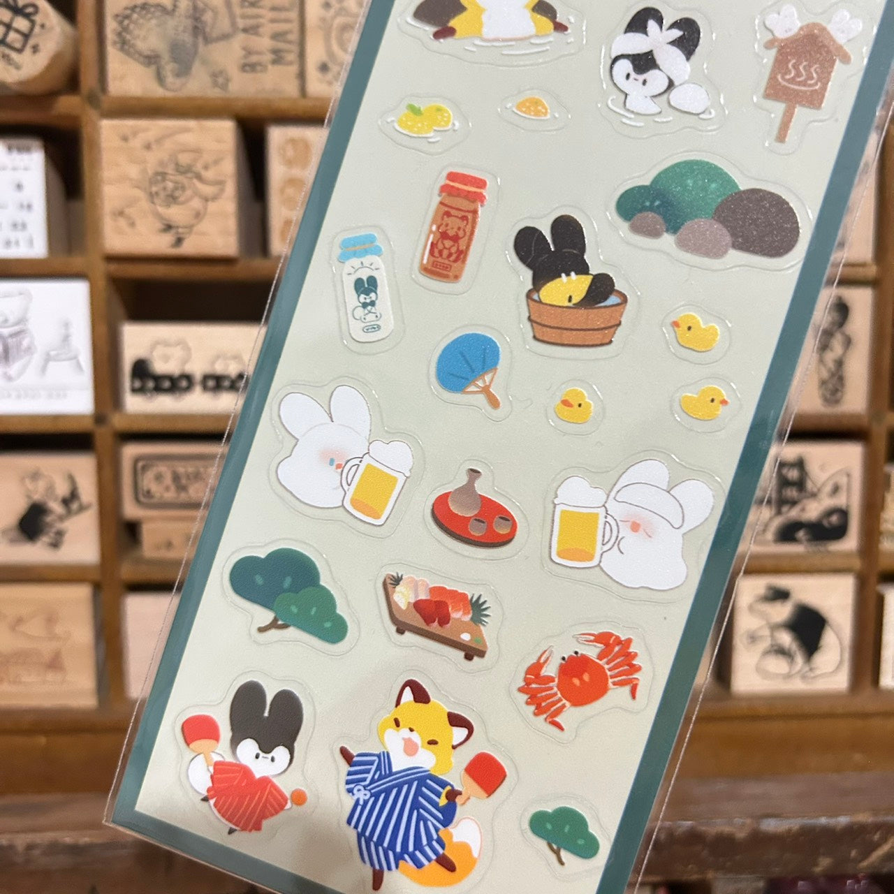 Bubukai Matsuya Transparent Sticker Sheet