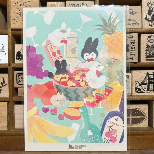 Bubukai August Postcard